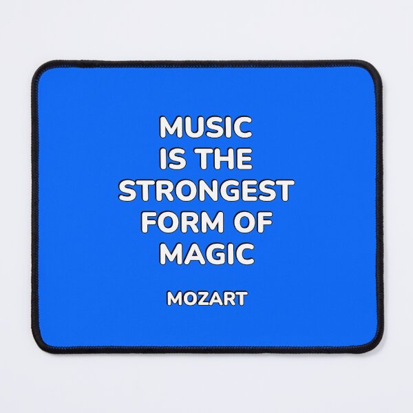 Item preview, Mozart Quote - Music is the strongest form of magic - quotes about music designed and sold by Inspirationmotivation.