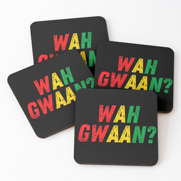 Item preview, Wah Gwaan Jamaican Patois Slang for What's up Reggae Rasta Colors designed and sold by RastaColors.