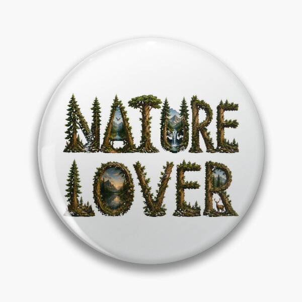 Item preview, Nature Lover Forest Typography Landscape Art designed and sold by FutureGarb.