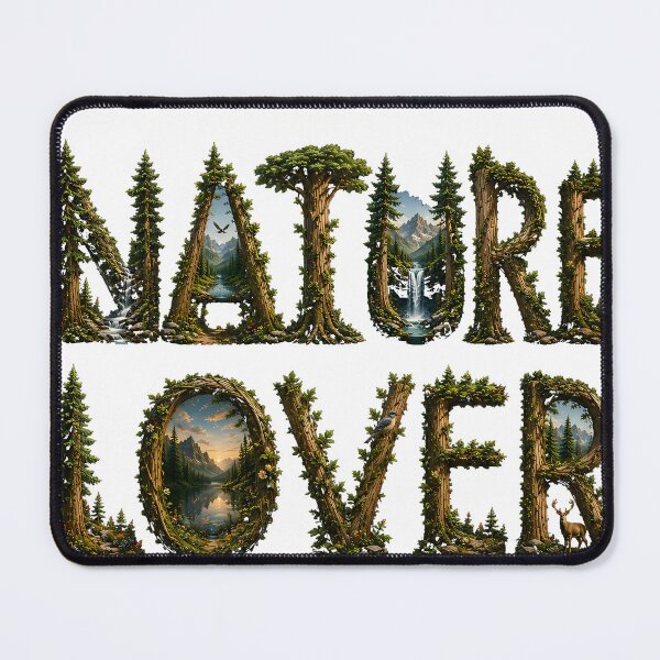 Item preview, Nature Lover Forest Typography Landscape Art designed and sold by FutureGarb.