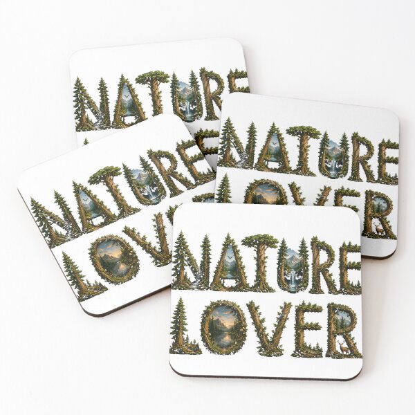Item preview, Nature Lover Forest Typography Landscape Art designed and sold by FutureGarb.