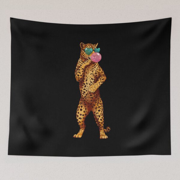 Item preview, Leopard Bubblegum Sunglasses Funny Animal Teen Girls Women designed and sold by Dabbing Turtle Designs.