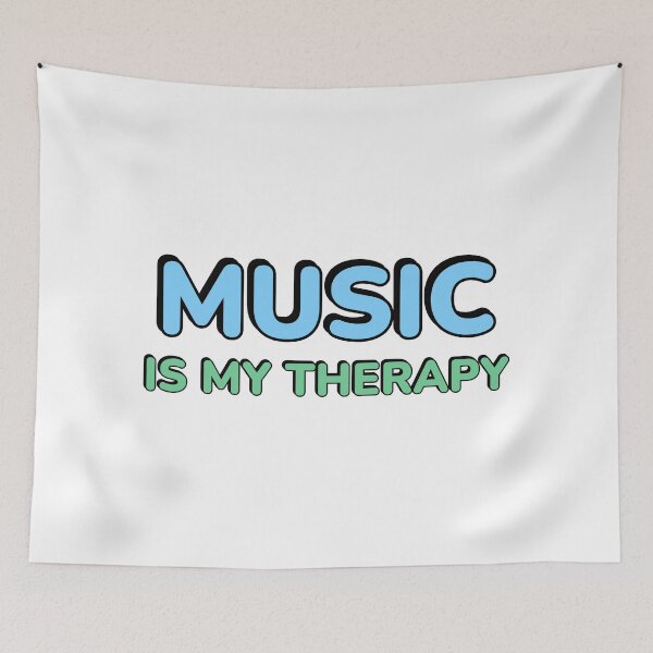 Item preview, Music Is My Therapy - Music Lovers  designed and sold by Inspirationmotivation.