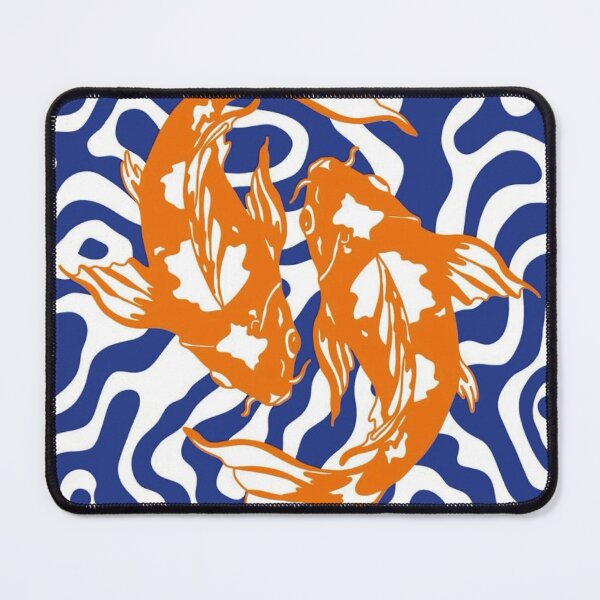 Item preview, Vintage Japanese Woodcut Fish: Coastal Nautical Stamp and Vibrant Watercolor Marine Art Poster designed and sold by benja-08.