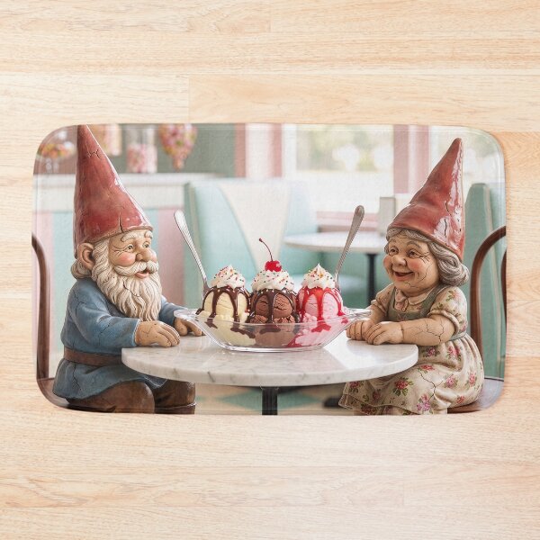 Item preview, Garden Gnomes Share a Banana Split designed and sold by Tridentulus.