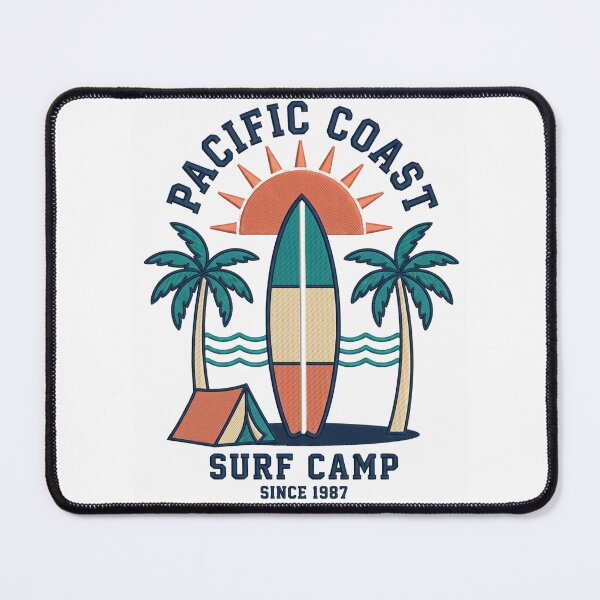 Item preview, Pacific Coast Surf Camp 1987 designed and sold by WearTheVibe Store.