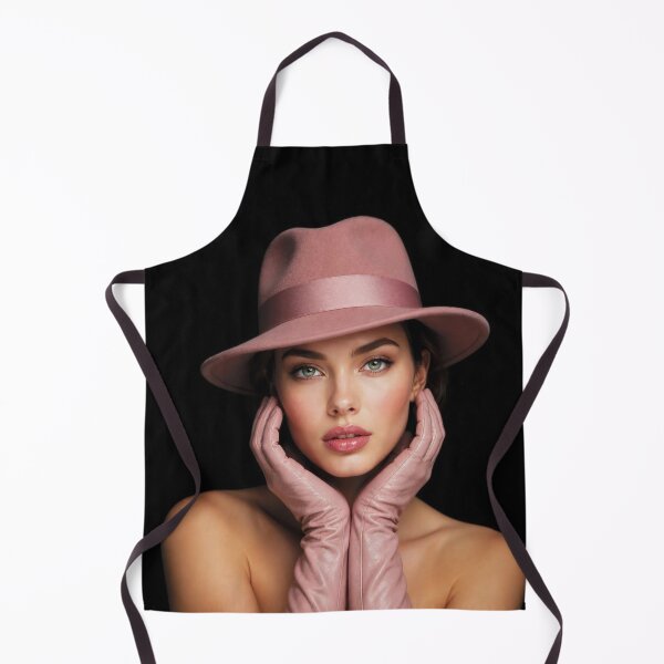 Item preview, Elegant Fashion Portrait: Woman in Fedora and Gloves designed and sold by Lucia Amaris Art.