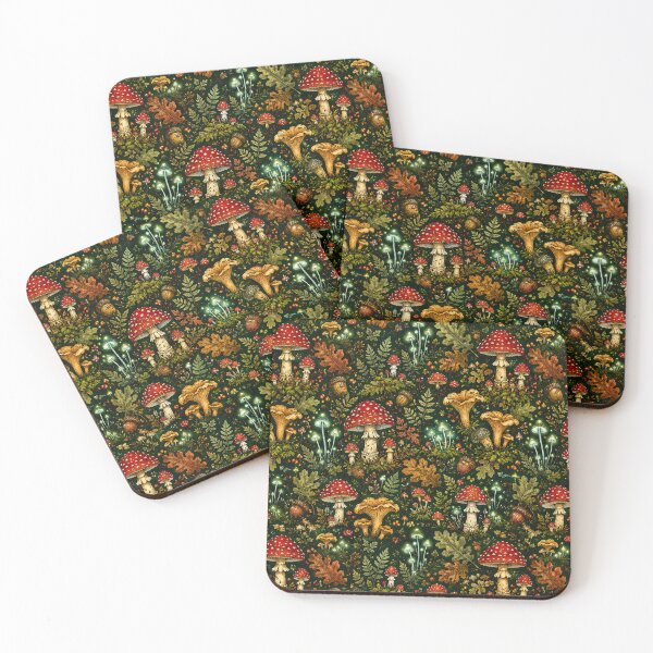 Item preview, Enchanted Forest Mushroom Design designed and sold by Myra365Art.