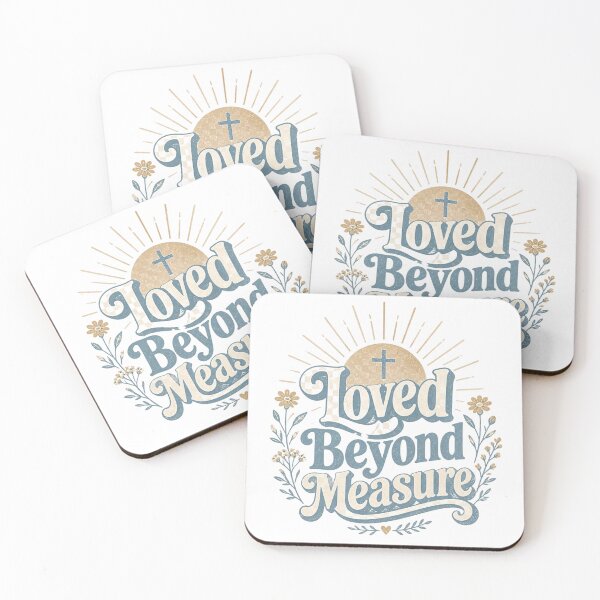 Item preview, Loved Beyond Measure Christian Retro Typography | John 3:16 Faith T-Shirt Design designed and sold by Illustrated Faith.