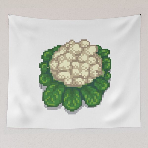 Item preview, Stardew Valley stickers cauliflower plantation designed and sold by Stardewwlove.
