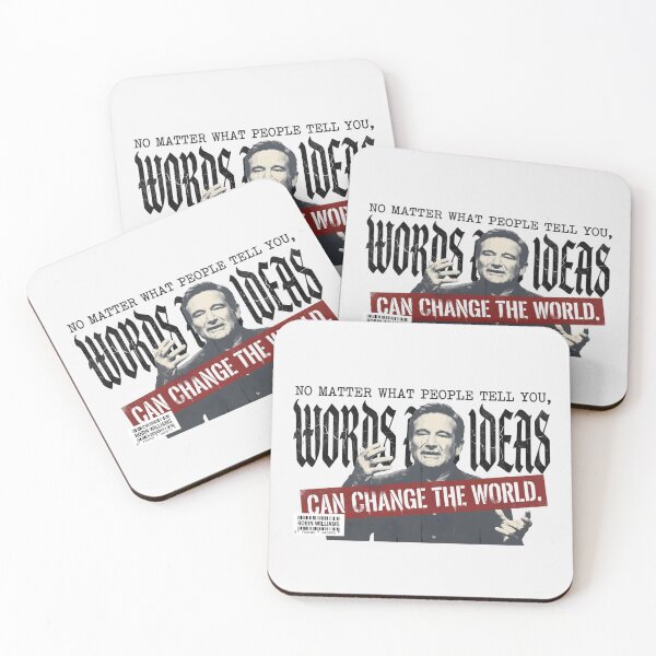 Item preview, Words And Ideas Can Change The World - Robin Williams designed and sold by Enea Kelo.