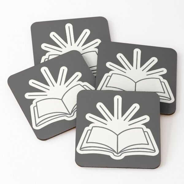 Item preview, Minimalist Open Book Icon – Knowledge Line Art Sticker designed and sold by D-Islamic.