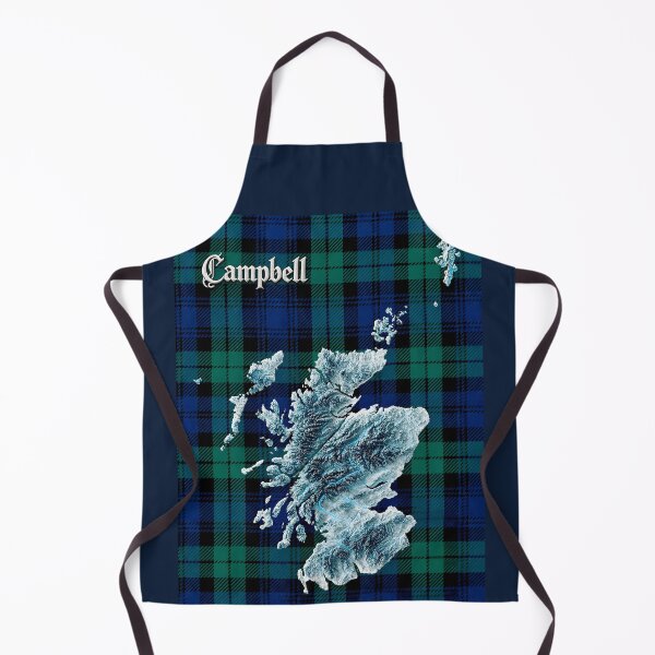 Item preview, Scotland Map and Clan Campbell Tartan designed and sold by davidelder.