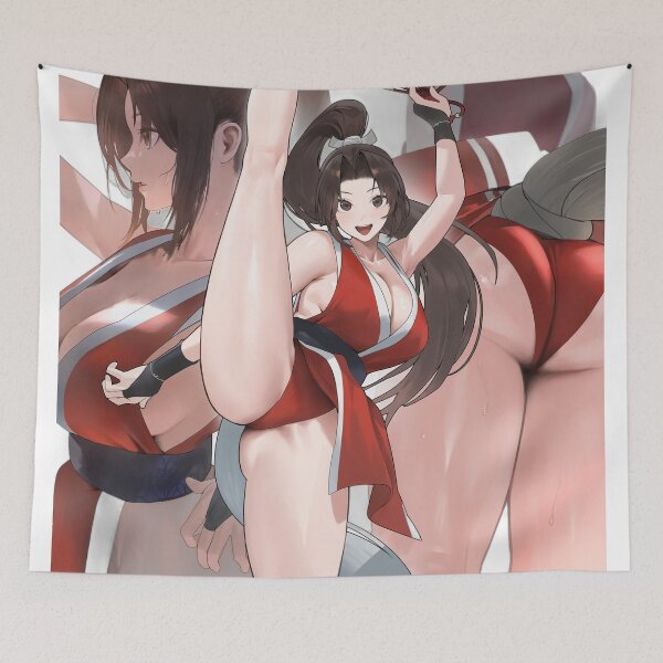 Item preview, Mai Shiranui Holding Fan Fatal Fury, The King Of Fighters designed and sold by KomiArts.