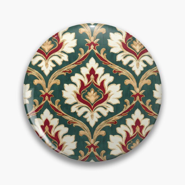 Item preview, Vatican Vintage Italian Heritage Renaissance Damask Landmarks Pattern designed and sold by ART ATTACK ZONE.