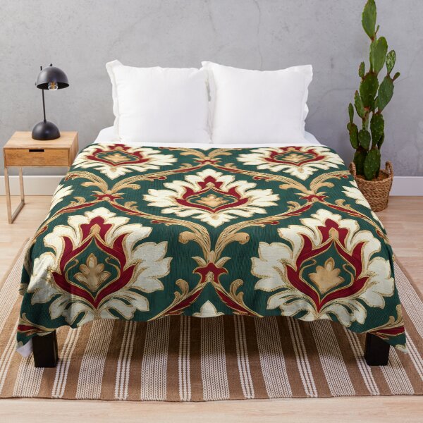 Item preview, Vatican Vintage Italian Heritage Renaissance Damask Landmarks Pattern designed and sold by ART ATTACK ZONE.