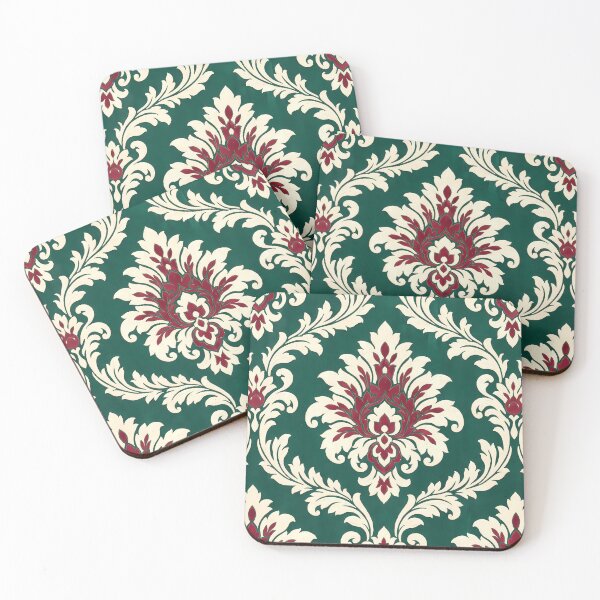 Item preview, Venice Vintage Italian Heritage Renaissance Damask Landmarks Pattern designed and sold by ART ATTACK ZONE.