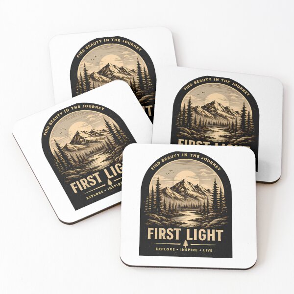 Item preview, First Light- Vintage Mountain Landscape - Nature Adventure Design designed and sold by First-Light-.