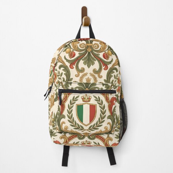 Item preview, Naples Vintage Italian Heritage Renaissance Damask Landmarks Pattern designed and sold by ART ATTACK ZONE.