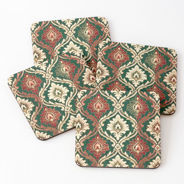 Item preview, Milan Vintage Italian Heritage Renaissance Damask Landmarks Pattern designed and sold by ART ATTACK ZONE.