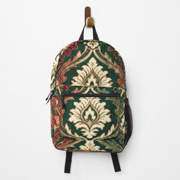 Item preview, Milan Vintage Italian Heritage Renaissance Damask Landmarks Pattern designed and sold by ART ATTACK ZONE.