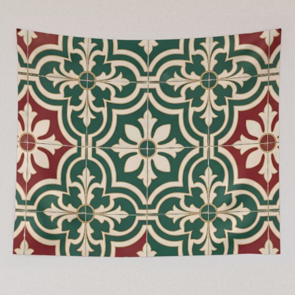 Item preview, Atalanta Vintage Italian Heritage Renaissance Damask Landmarks Pattern designed and sold by ART ATTACK ZONE.