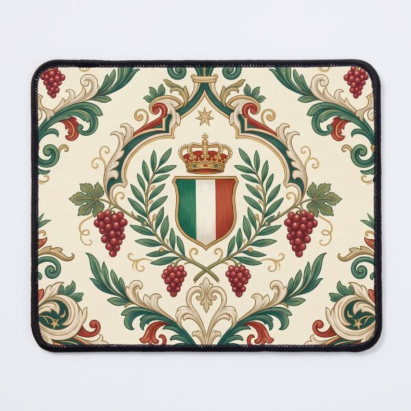 Item preview, Parma Vintage Italian Heritage Renaissance Damask Landmarks Pattern designed and sold by ART ATTACK ZONE.