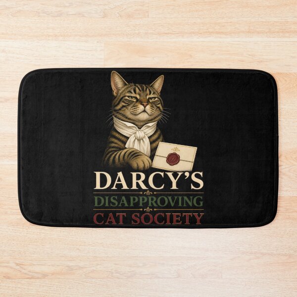 Item preview, Pride and Prejudice: Darcy's Disapproving Cat Society designed and sold by Fenay Designs.