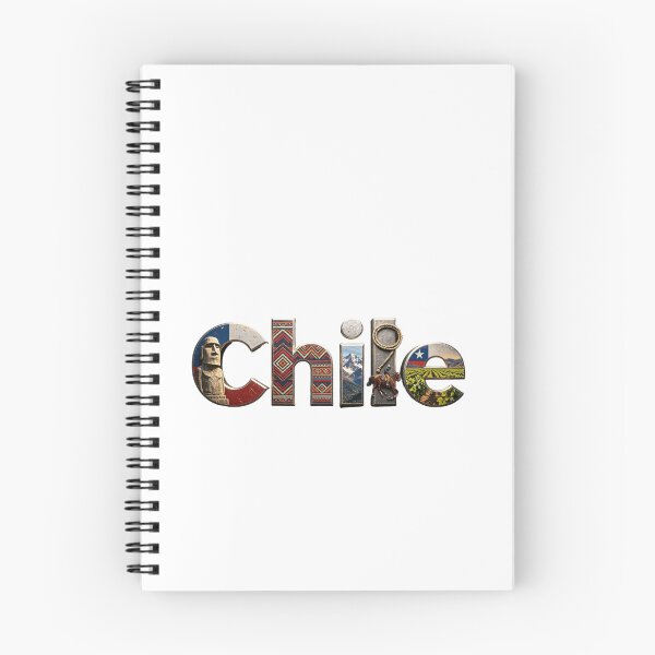 Item preview, Chile Typography Travel Design | Cultural Landmark Word Art designed and sold by VladisWorld.