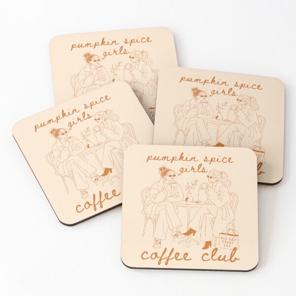 Item preview, Pumpkin Spice Girl Coffee Club All Day Every Day Fall Latte Cozy Season designed and sold by Forevermore.