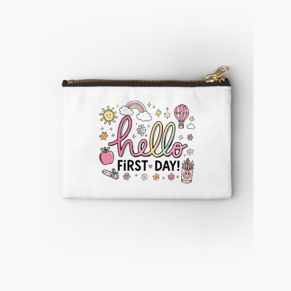 Item preview, Hello First Day | Cute Back to School Rainbow Design | Teacher & Student Gift | Pastel School Aesthetic designed and sold by MAPDDesigns.