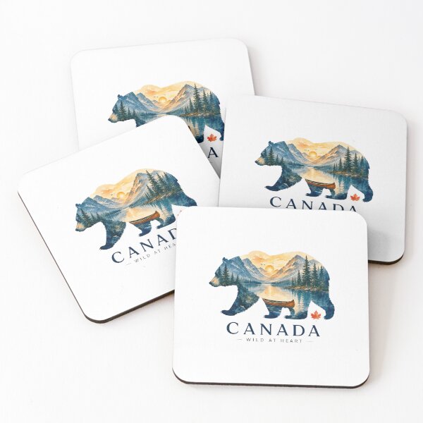 Item preview, Canada Bear Wilderness and True North Wildlife Art designed and sold by AMICO77.