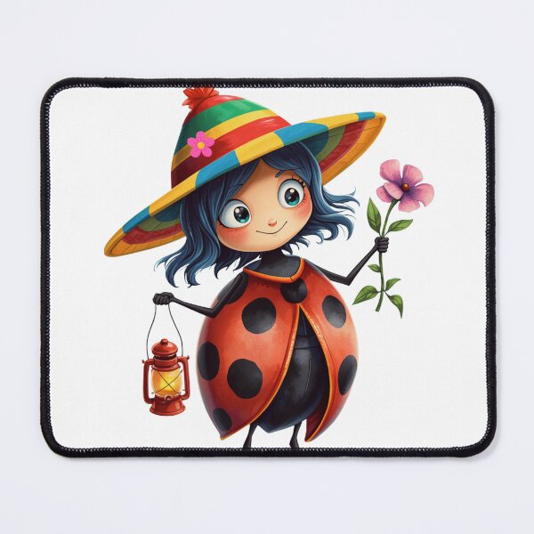 Item preview, Ladybug on the Spring Way designed and sold by Modern-Tropical.