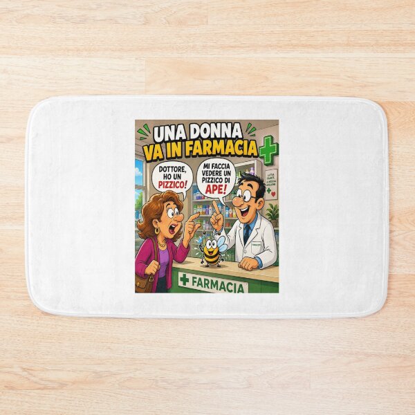 Item preview, Funny Pharmacy Joke – Bee Sting Cartoon Humor designed and sold by RipantinaFantasy .
