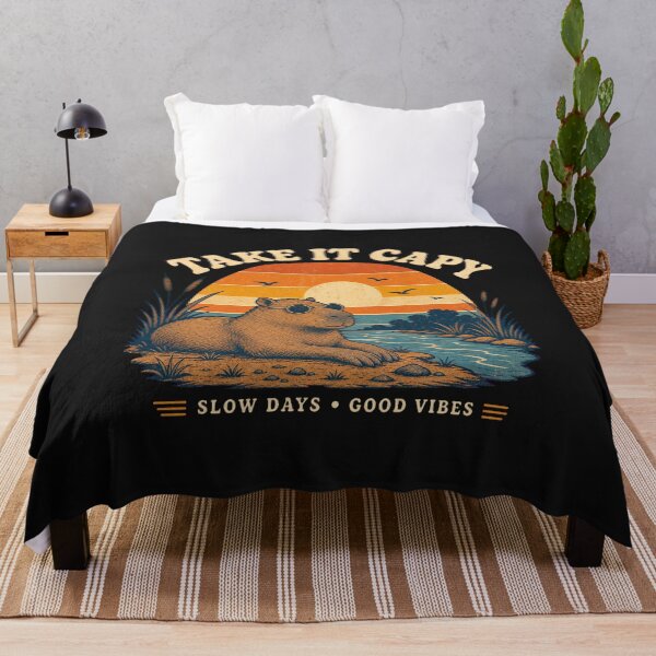 Item preview, Cute Capybara Relaxed and Funny Chill Animal Artwork designed and sold by AMICO77.