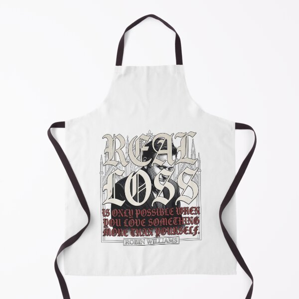 Item preview, Real Loss Is Only Possible Quote - Robin Williams designed and sold by Enea Kelo.