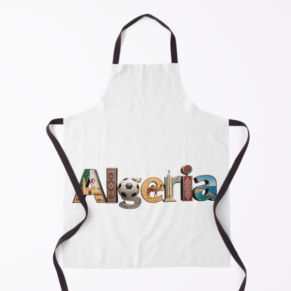 Item preview, Algeria Typography Travel Design | Cultural Landmarks & Desert Heritage Art designed and sold by VladisWorld.