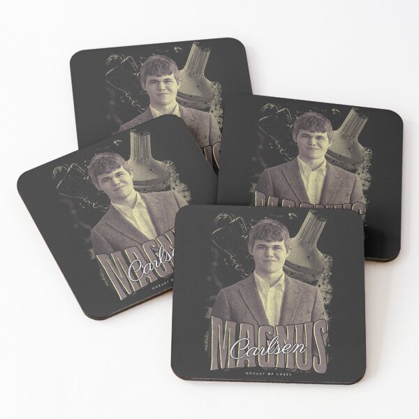 Item preview, Magnus Carlsen Chess Legend in Vintage Portrait Style designed and sold by Seven Design.