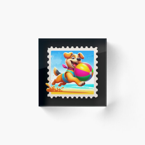 Item preview, Playful Dog on the Beach designed and sold by Codavid85.