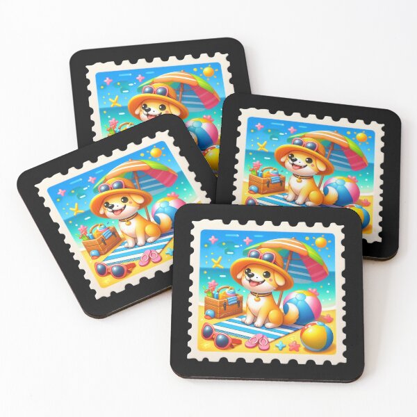 Item preview, Cute Dog on Summer Beach designed and sold by Codavid85.