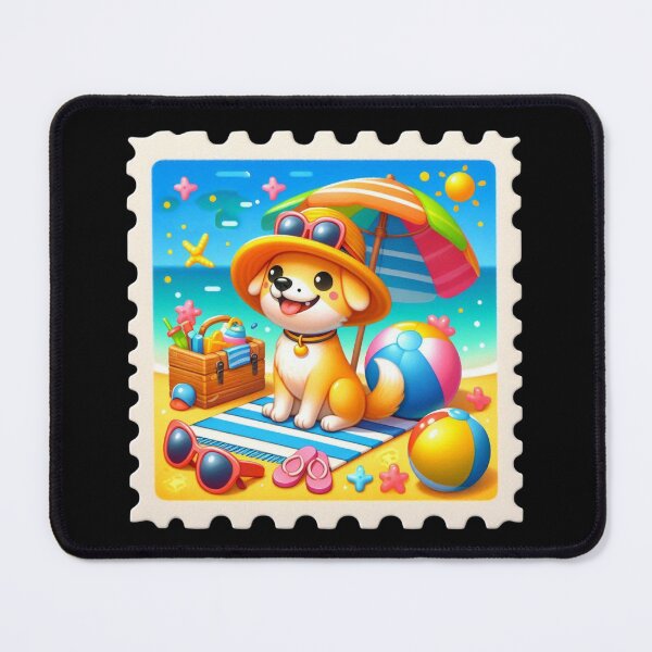 Item preview, Cute Dog on Summer Beach designed and sold by Codavid85.