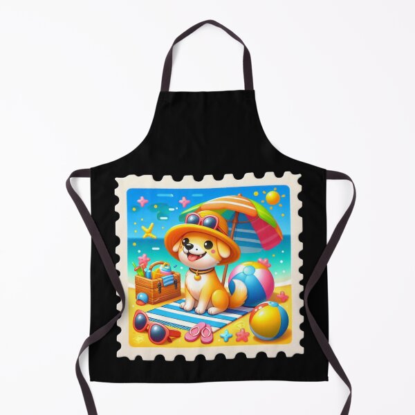 Item preview, Cute Dog on Summer Beach designed and sold by Codavid85.