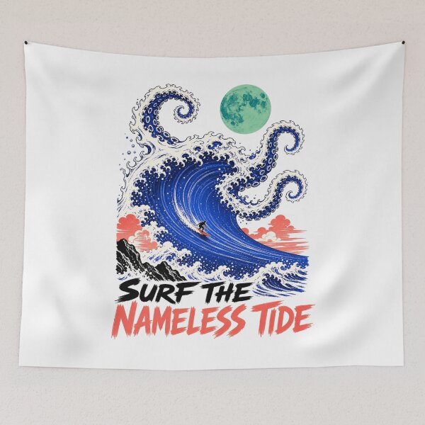 Item preview, Lovecraft: Surf the Nameless Tide Beneath Tentacle Waves designed and sold by Fenay Designs.