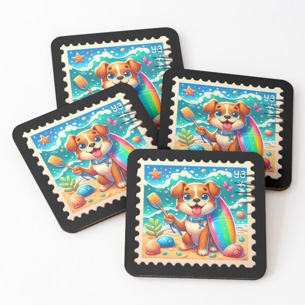 Item preview, Cute Puppy with Surfboard designed and sold by Codavid85.