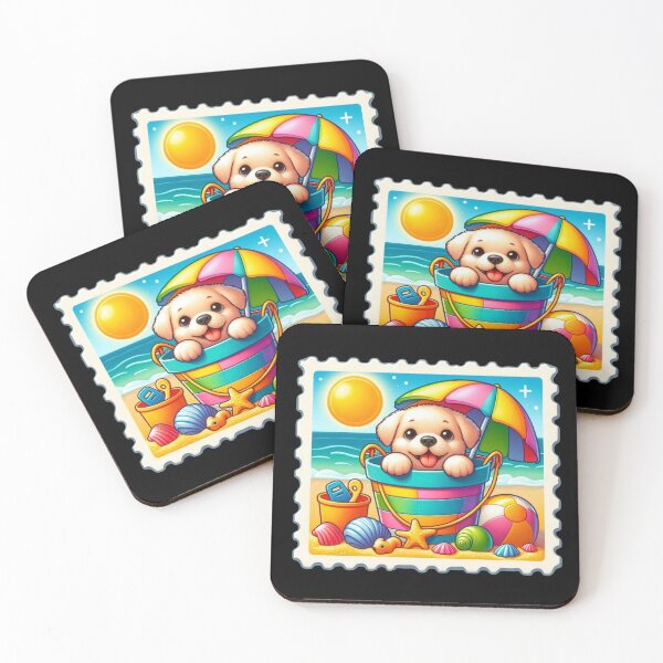 Item preview, Puppy at the Beach designed and sold by Codavid85.