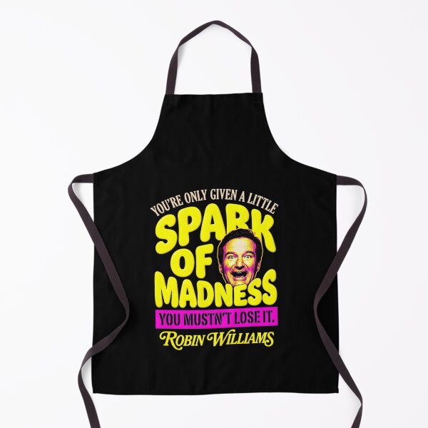 Item preview, Spark Of Madness Quote - Robin Williams designed and sold by Enea Kelo.