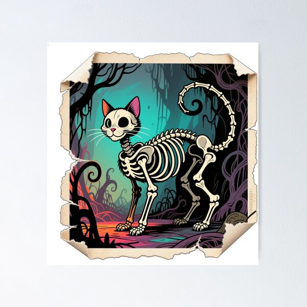 Item preview, scary cat designed and sold by Talpha.