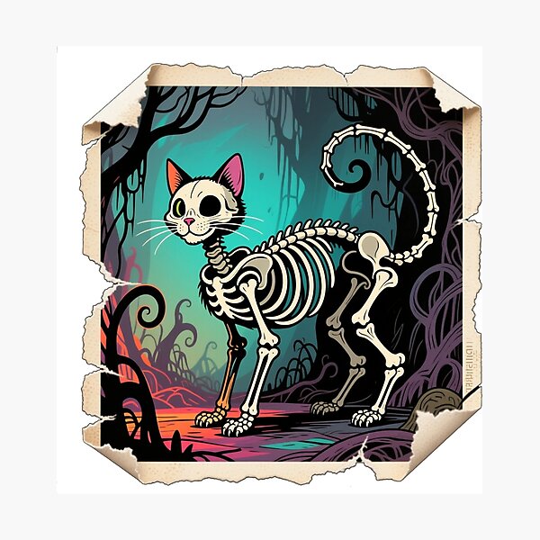 Item preview, scary cat designed and sold by Talpha.