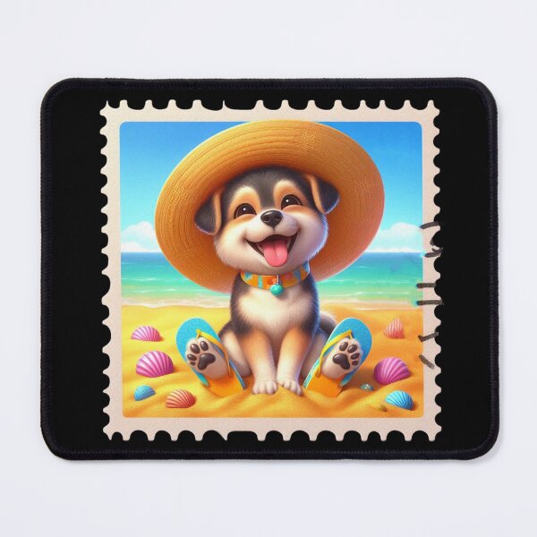 Item preview, Cute Puppy at the Beach designed and sold by Codavid85.