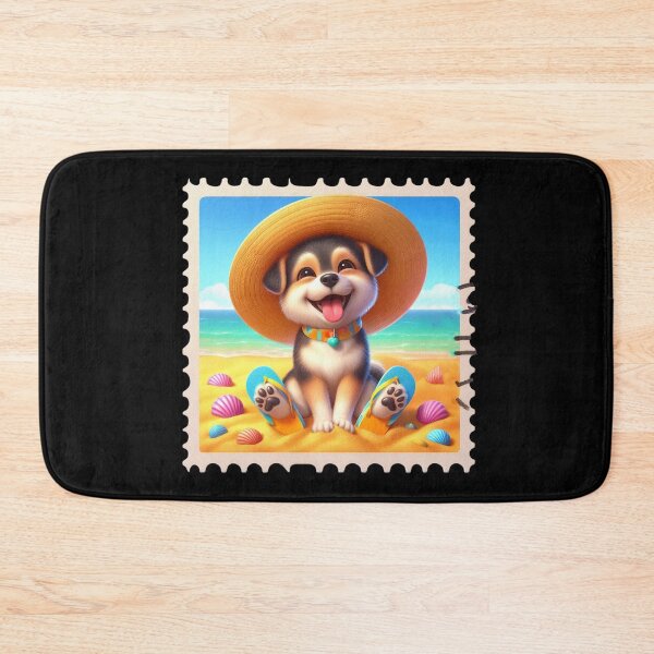 Item preview, Cute Puppy at the Beach designed and sold by Codavid85.